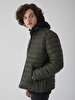 Puffer Short Green Coat