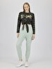 Camouflage Pattern With Print Blouse