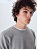 Crew Neck Grey Sweatshirt