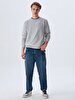 Crew Neck Grey Sweatshirt