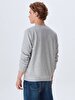 Crew Neck Grey Sweatshirt