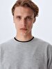 Crew Neck Grey Sweatshirt
