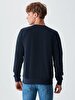 Crew Neck Navy Sweatshirt