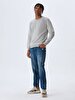 Crew Neck Grey Sweatshirt