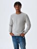 Crew Neck Grey Sweatshirt