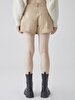 Beige Short Skirt