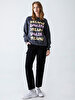 Zipper Closing With Pockets Black Trousers