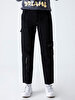 Zipper Closing With Pockets Black Trousers