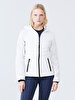 With Hood Zipper Closing White Coat