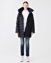 With Hood Puffer Black Coat