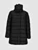 With Hood Puffer Black Coat