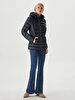 Puffer With Hood Black Coat