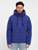 With Hood Puffer Navy Coat