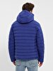 With Hood Puffer Navy Coat