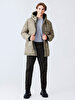 With Hood Puffer Green Coat
