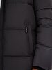 With Hood Puffer Dark Grey Coat