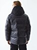 Puffer With Pockets Black Coat