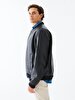 Leather Look Bomber Jacket Black Jacket