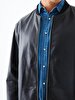 Leather Look Bomber Jacket Black Jacket