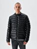 Puffer Shiny Short Black Coat