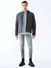 Puffer Short Dark Grey Coat