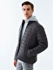 Puffer Short Dark Grey Coat