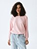 Basic Crew Neck Lilac Sweatshirt