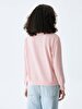 Basic Crew Neck Lilac Sweatshirt