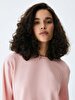 Basic Crew Neck Lilac Sweatshirt