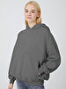 Bleached Oversized Dark Grey Sweatshirt