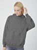 Bleached Oversized Dark Grey Sweatshirt