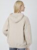 Bleached Oversized Beige Sweatshirt