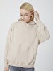 Bleached Oversized Beige Sweatshirt