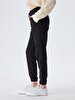 Basic Elastic Black Tracksuit