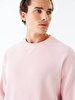 Bleached Crew Neck Lilac Sweatshirt