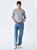 Crew Neck Grey Sweatshirt