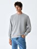 Crew Neck Grey Sweatshirt