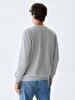 Crew Neck Grey Sweatshirt