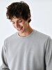 Crew Neck Grey Sweatshirt