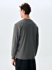 Crew Neck Anthracite Sweatshirt
