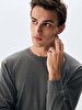 Crew Neck Anthracite Sweatshirt