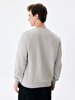 Crew Neck Long Sleeve Grey Sweatshirt