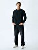 Crew Neck Anthracite Sweatshirt