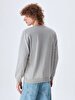 Ltb Logo Crew Neck Grey Sweatshirt