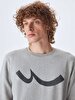Ltb Logo Crew Neck Grey Sweatshirt