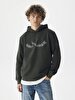 Ltb Logo With Hood Green Sweatshirt