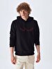 Ltb Logo With Hood Black Sweatshirt