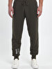 Written Waist Elastic Green Tracksuit
