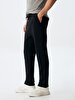 Basic Waist Elastic Black Tracksuit