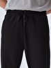 Waist Elastic Black Tracksuit